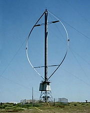 30&nbsp;m Darrieus wind turbine in the Magdalen Islands